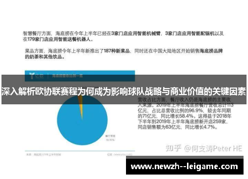 深入解析欧协联赛程为何成为影响球队战略与商业价值的关键因素 深入解析欧协联赛程为何成为影响球队战略与商业价值的关键因素